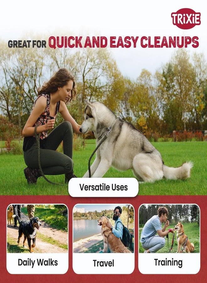 تريكسي أكياس فضلات الكلاب من تريكسي، أكياس لجمع فضلات الكلاب، بلاستيكية، مانعة للتسرب وسهلة الاستخدام (4 لفات من 20 كيسًا) - Image 5